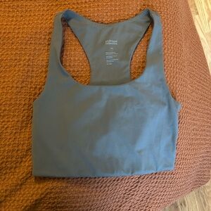 Girlfriend Collective paloma "Thyme" green racerback sports bra - xs